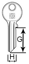 Silca Key Dimensions