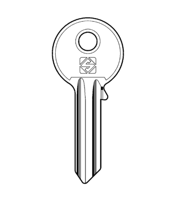 UL050 Silca Key Blank
