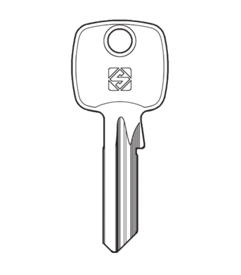 TO114RX Silca Key Blank