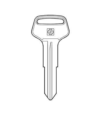 SZ16R Silca Key Blank