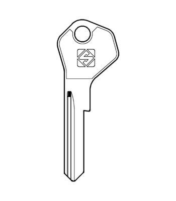 SQ6R Silca Key Blank