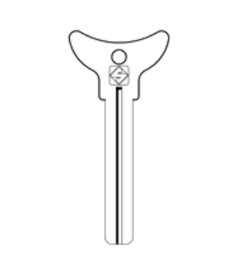 TOY40 Silca Key Blank